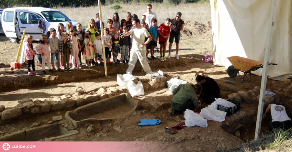 ⏯️ Les excavacions a Santa Coloma d'Àger descobreixen sarcòfags i restes humanes