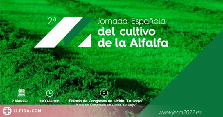 Lleida acull la segona edició de la Jornada Espanyola del Cultiu d'Alfals