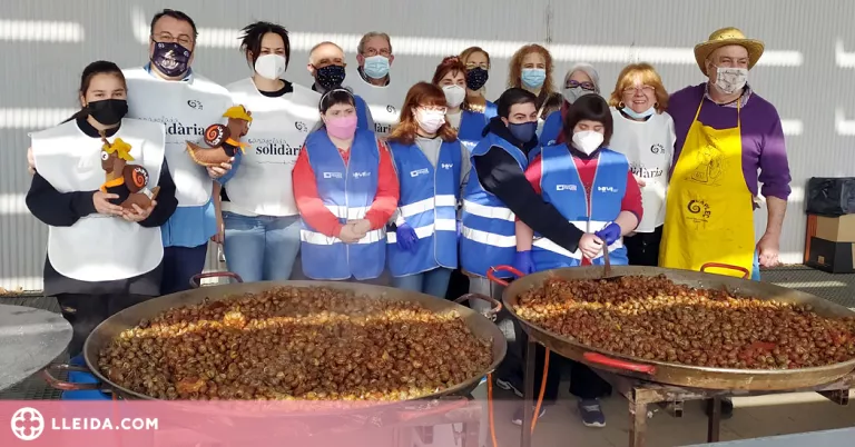Down Lleida, protagonista de la Caragolada Solidària de la Fecoll i Força Lleida