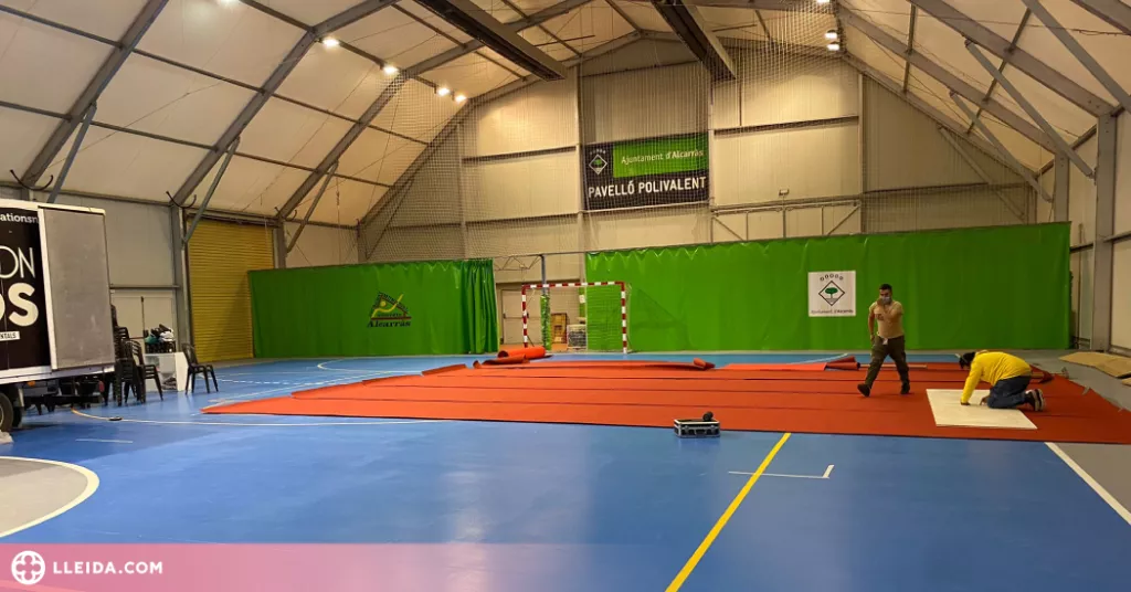 Un poble del Segrià instal·la una pista de gel ecològic per aquest Nadal