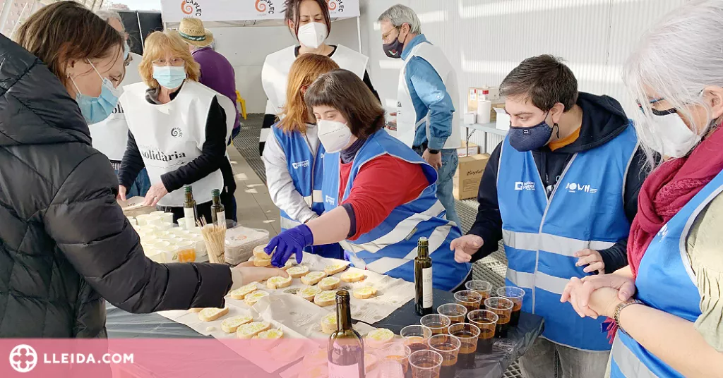 Down Lleida, protagonista de la Caragolada Solidària de la Fecoll i Força Lleida