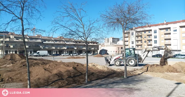 En marxa la reforma de la plaça de les Bòbiles de Tàrrega