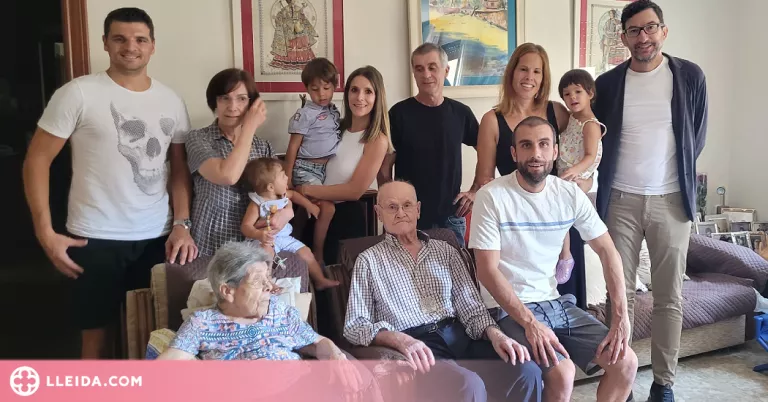 Medalla centenària per un veí de Balaguer