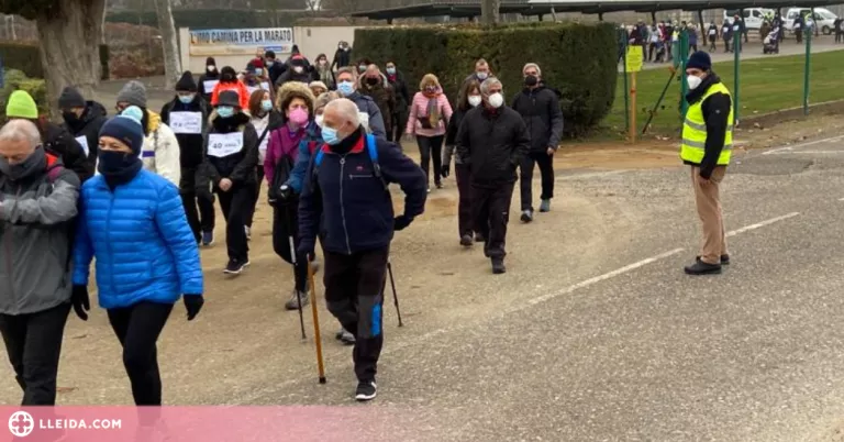 Caminada popular solidària de l’IMO per La Marató