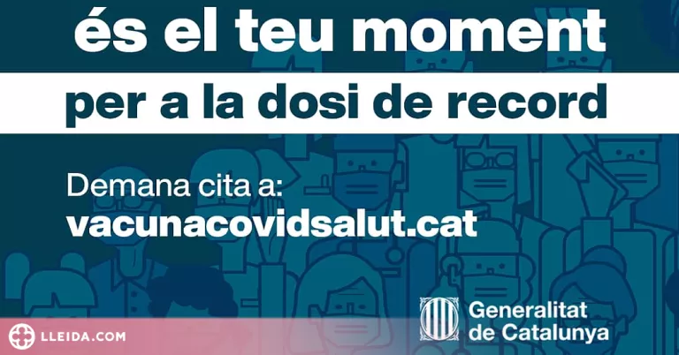 ⏯️ Les persones de 40 a 49 anys ja poden demanar cita per a la dosi de reforç de la vacuna