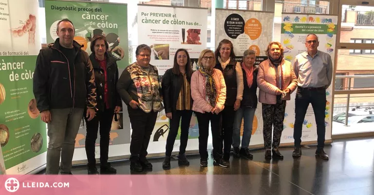 Exposició informativa sobre el càncer de còlon i recte a Benavent de Segrià