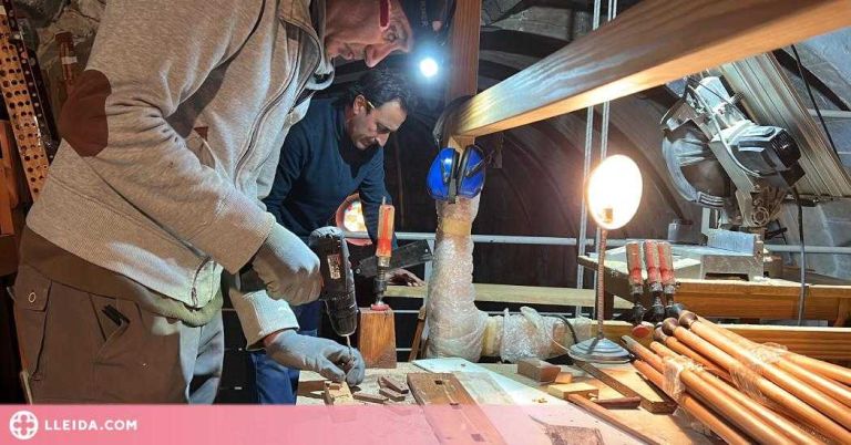 ⏯️ El muntatge de l'orgue de la Catedral de Solsona encara la recta final