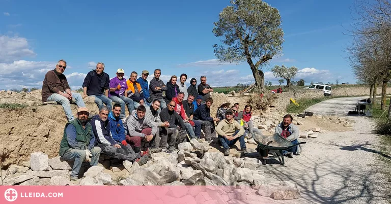 Guissona organitza el primer curs per recuperar els marges de pedra seca