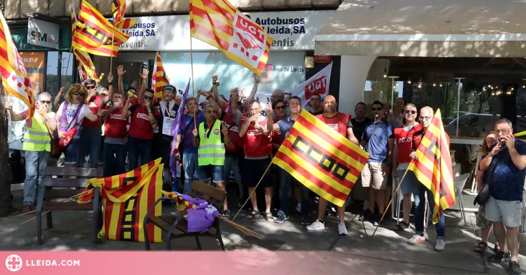 La plantilla d'Autobusos de Lleida rebutja l'arbitratge sol·licitat per l'empresa