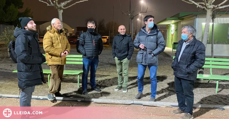 Les pistes de petanca de Magraners estrenen nou enllumenat LED