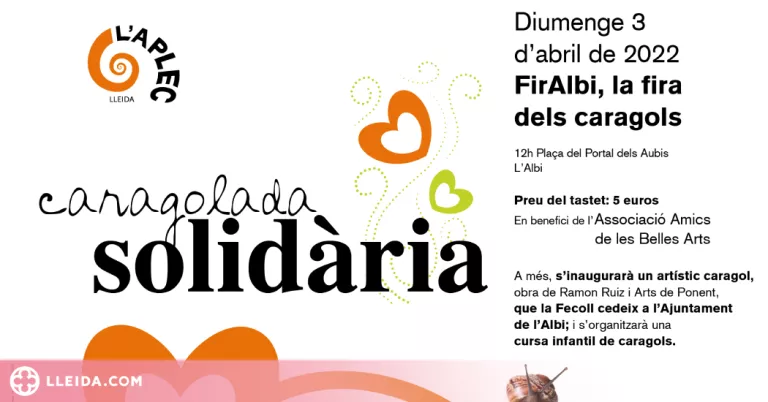 La Fecoll impulsa una nova caragolada solidària a L’Albi