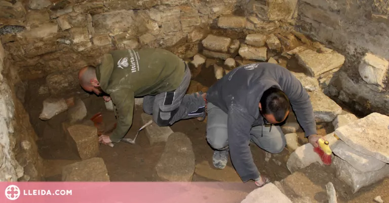 Excavació arqueològica a l’antiga Casa del Call de Tàrrega