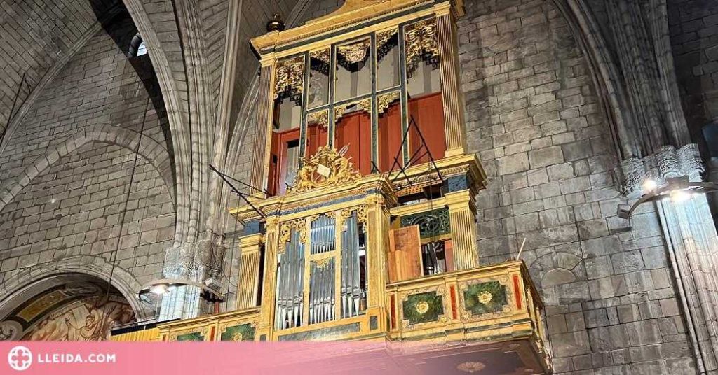 ⏯️ El muntatge de l'orgue de la Catedral de Solsona encara la recta final