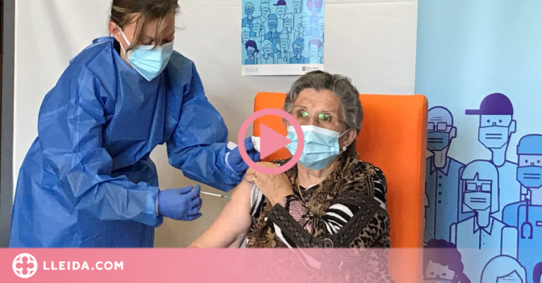 ⏯️ Una residència de Lleida, la primera en rebre la segona dosi de la vacuna