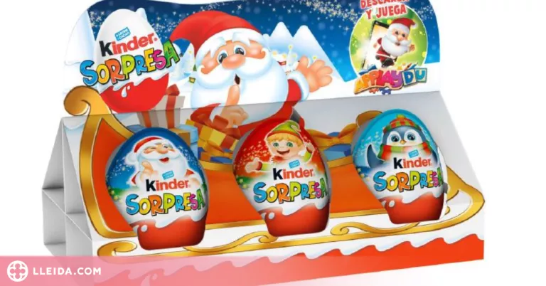 Retiren alguns productes Kinder per presència de salmonel·la
