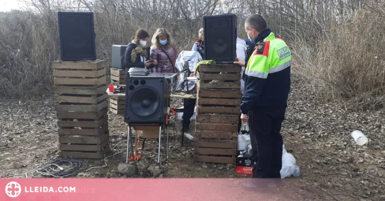 Desmantellen una 'rave' il·legal al Pla d'Urgell