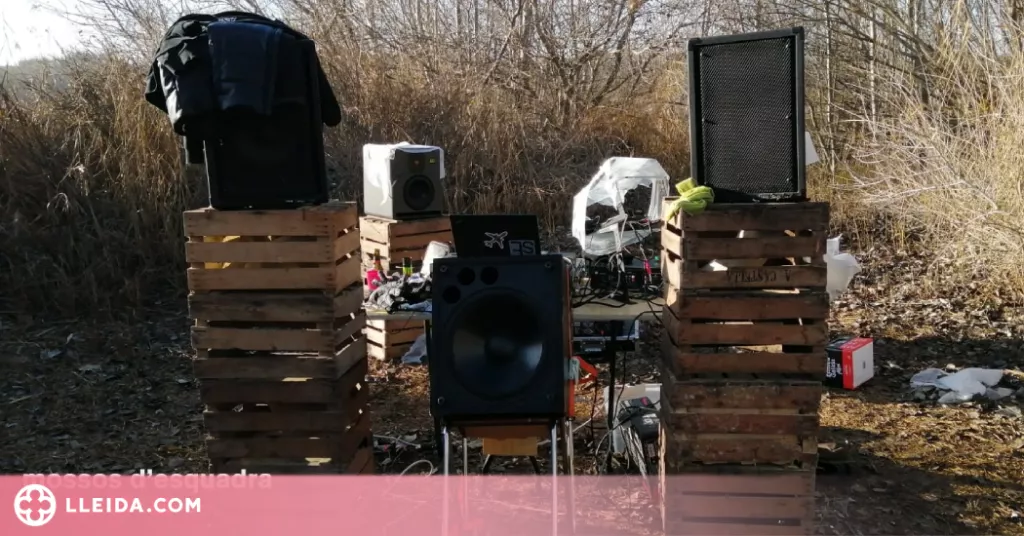 Desmantellen una 'rave' il·legal al Pla d'Urgell