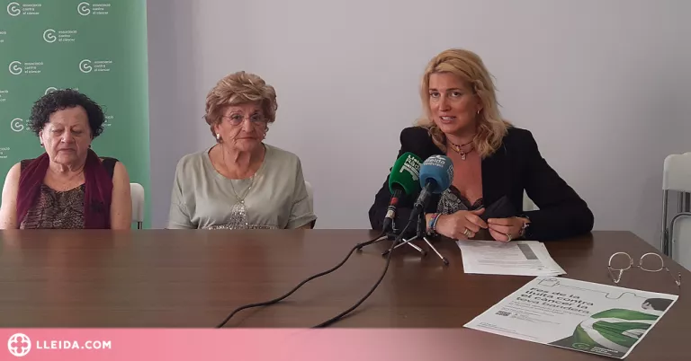 L’Associació Contra el Càncer a Lleida presenta el Dia de la Col·lecta