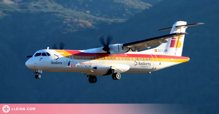 L'aeroport d'Andorra-La Seu registra uns 7.500 passatgers en els primers vuit mesos de l'any