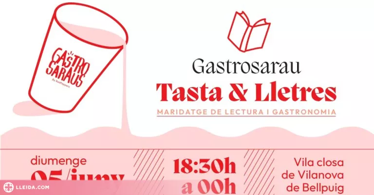 ‘Gastrosarau’, un maridatge de lectura i gastronomia a Vilanova de Bellpuig