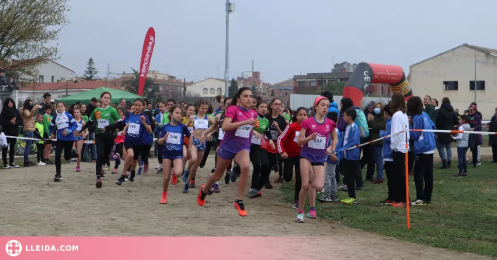 El Palau d'Anglesola torna a celebrar el seu Cros amb 540 joves esportistes