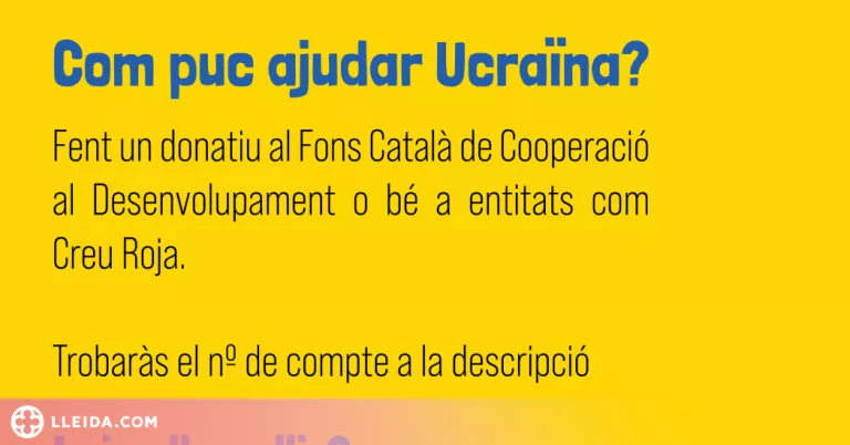 Balaguer dona suport als damnificats per la guerra d’Ucraïna