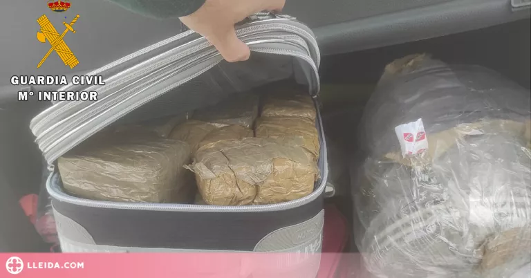 Localitzen més de 34 kg d'haixix amagats en un cotxe a la Jonquera