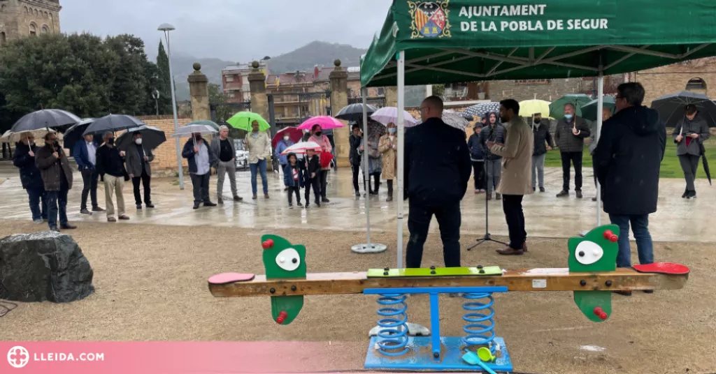 La Pobla de Segur inaugura la remodelació del Parc Alcalde Boixareu