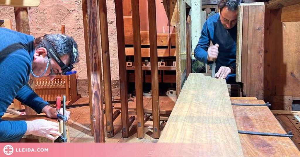 ⏯️ El muntatge de l'orgue de la Catedral de Solsona encara la recta final