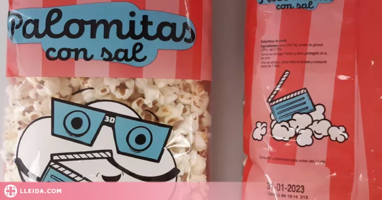 Ordenen la retirada d’unes crispetes amb sal d'un conegut supermercat