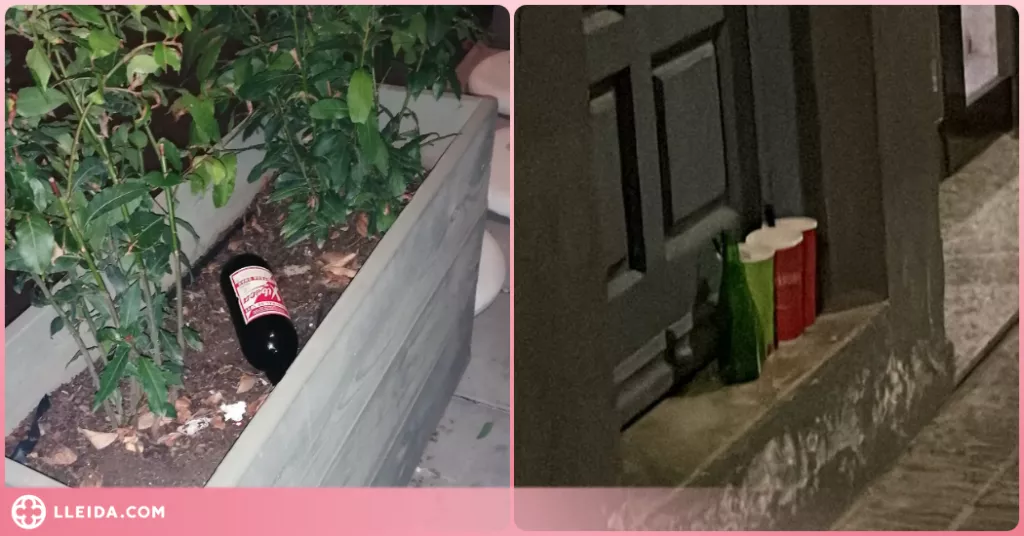 Més incivisme, soroll i brutícia a la zona 'dels vins' de Lleida