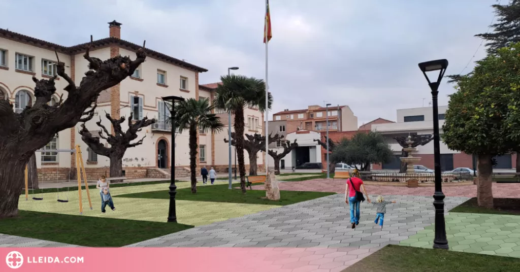 Així serà la Plaça de les Escoles de Seròs després de la seva reforma