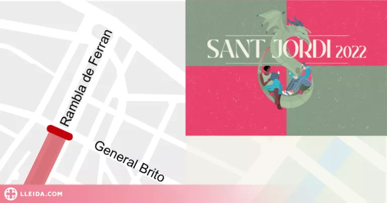 Afectacions i recomanacions de trànsit per la Diada de Sant Jordi a Lleida