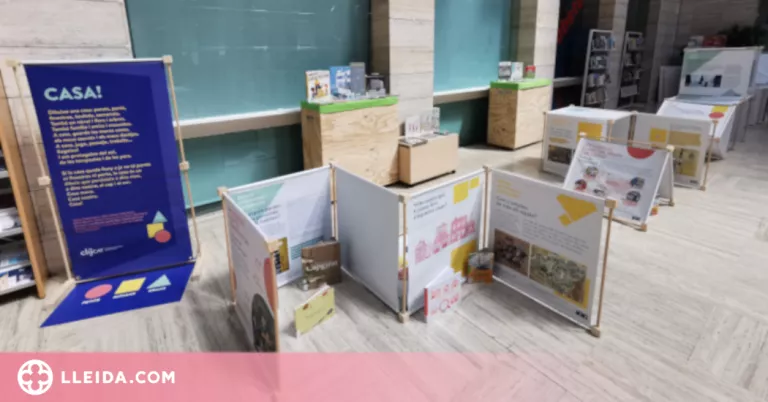 Biblioteques de Lleida promouen la lectura entre el jovent amb l'exposició interactiva "Casa!"