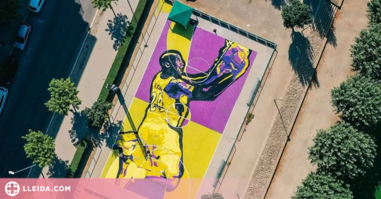 Balaguer homenatja Kobe Bryant amb una nova pista de bàsquet