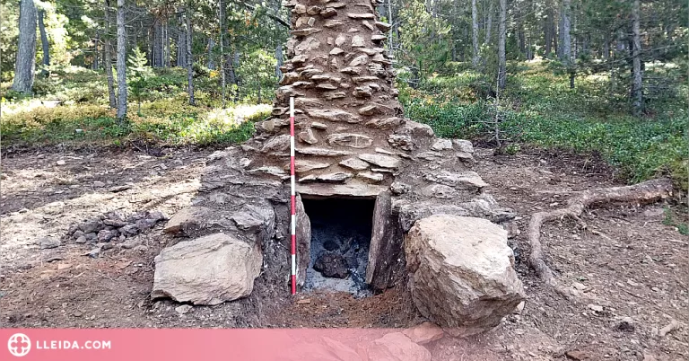 Excaven al bosc de Virós un forn de ferro d'època romana únic al país
