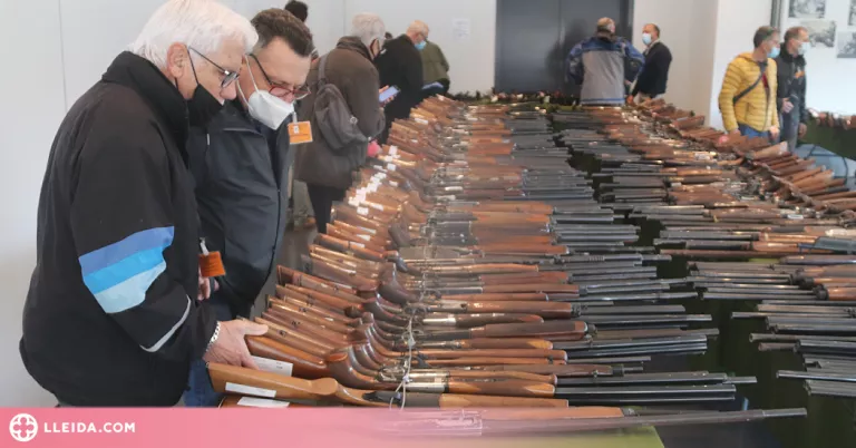Adjudiquen 88 armes de foc en la darrera subhasta de la Guàrdia Civil a Lleida