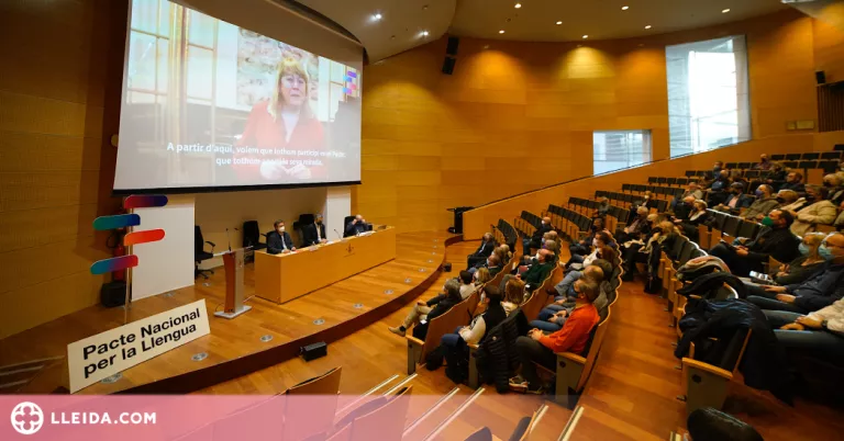El Govern presenta a Lleida el Pacte Nacional per la Llengua