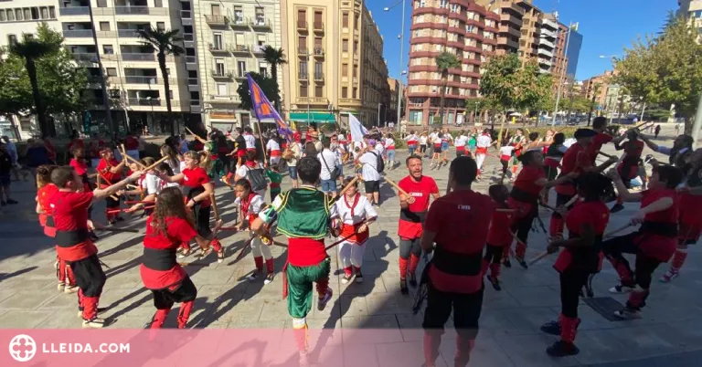 Lleida recupera després de sis anys la Trobada Bastonera de Ponent