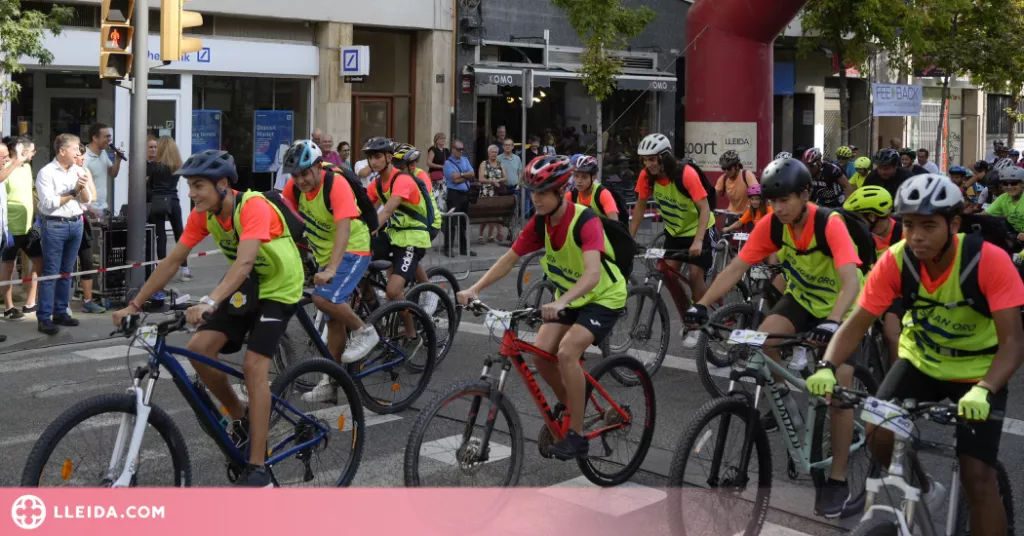 ⏯️ Més de 1.500 participants a la Pedalada Popular pels carrers de Lleida