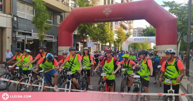 ⏯️ Més de 1.500 participants a la Pedalada Popular pels carrers de Lleida