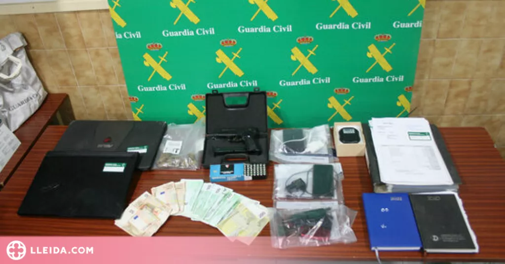 Desmantellen un cultiu 'indoor' de marihuana i intercepten un camió amb 44 kg de cabdells