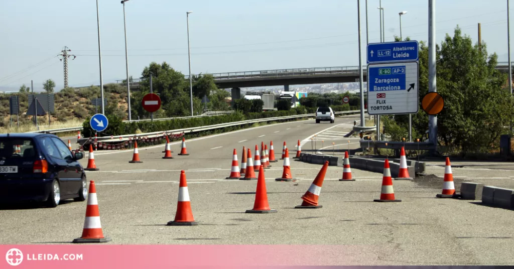 ⏯️ Comencen els treballs per reordenar la sortida de l'AP-2 a Lleida
