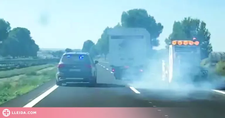 ⏯️ Persecució policial per aturar un conductor drogat i temerari a l'A-2 al Pla d'Urgell
