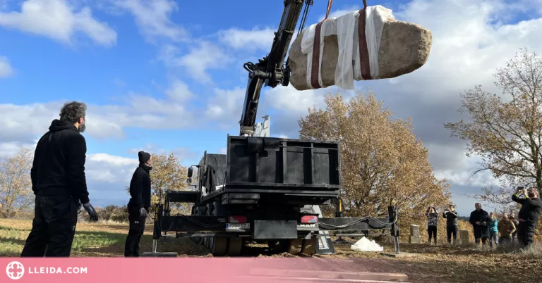 Les esteles i menhirs del Solsonès retornen al seu emplaçament original