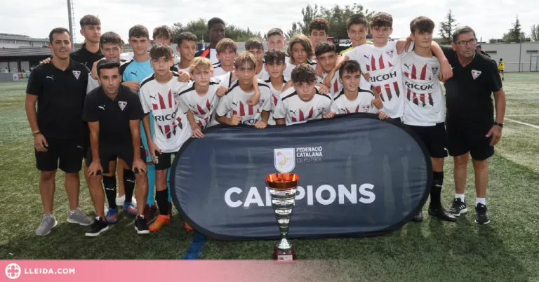 ⏯️ L’Atlètic Segre, campió de la Copa Lleida Infantil