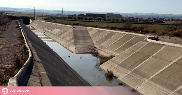 El canal Segarra-Garrigues preveu començar la campanya de reg de l'any vinent amb restriccions