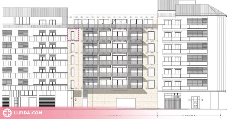 Projecte per a construir un edifici amb 13 habitatges