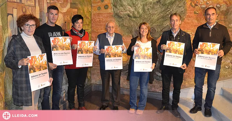 'Aitona en Tardor' reivindica la bellesa dels seus paisatges i recorda els primers arbres fruiters