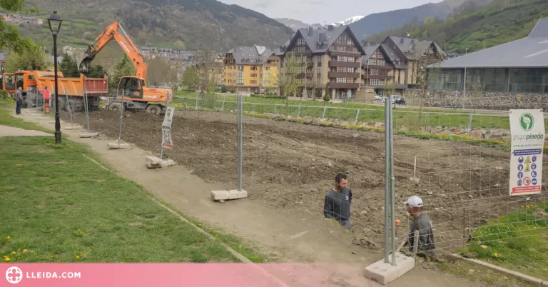 Vielha e Mijaran comença a construir la pista poliesportiva exterior
